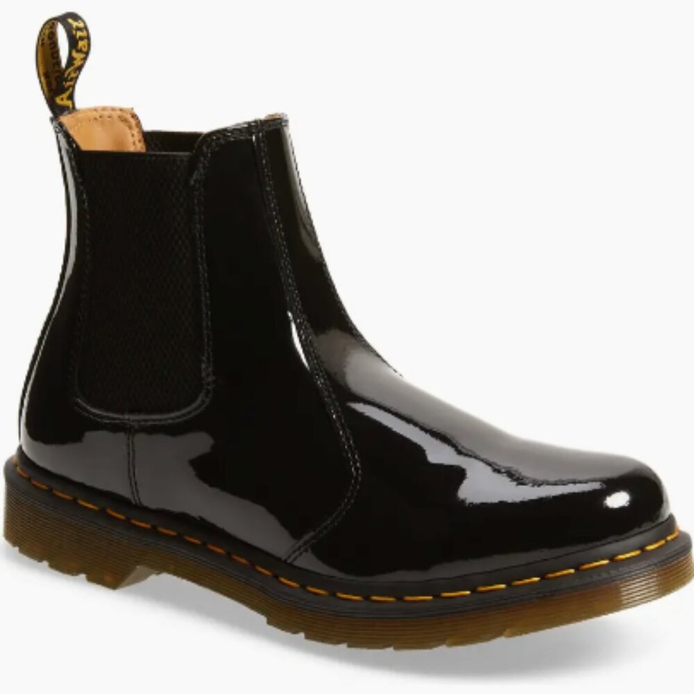 Dr. Martens | 2976 Black Patent Women's Chelsea Boots